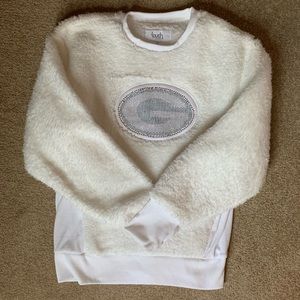 Women’s Touch White Green Bay Packers Milestone Tracker Pullover Sweatshirt